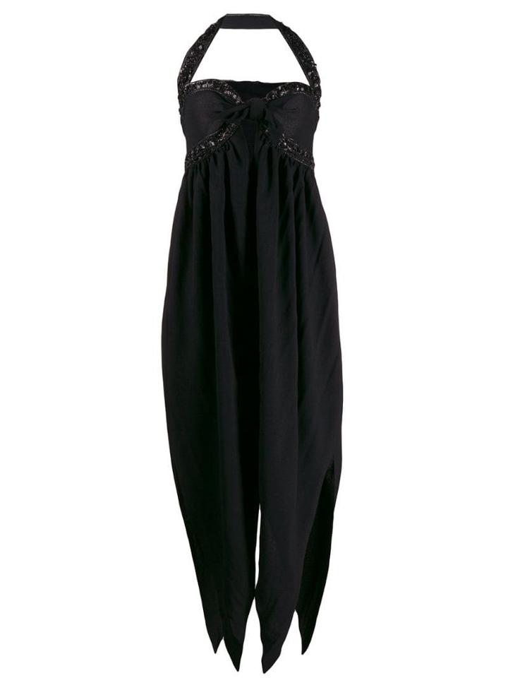 Romeo Gigli Pre-owned 1990's Pointed Details Dress - Black