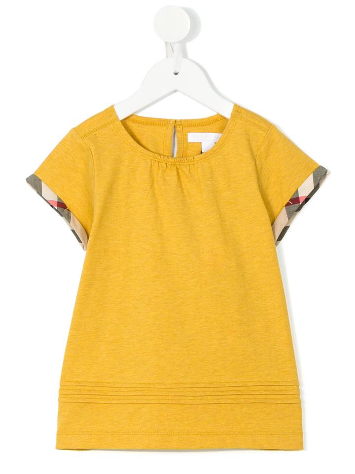 Burberry Kids - Gisselle T-shirt - Kids - Cotton - 6 Yrs, Yellow/orange