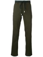 Pence - String Tie Trousers - Men - Virgin Wool - 46, Green, Virgin Wool