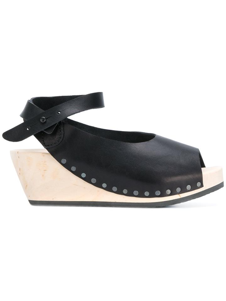 Trippen Platform Sandals - Black