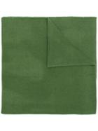 Holland & Holland Long Cashmere Scarf - Green