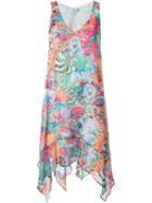 Tsumori Chisato Floral Print Asymmetric Dress