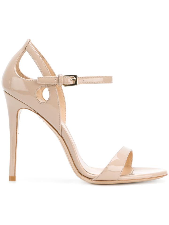 Deimille Ankle Buckle Sandals - Nude & Neutrals