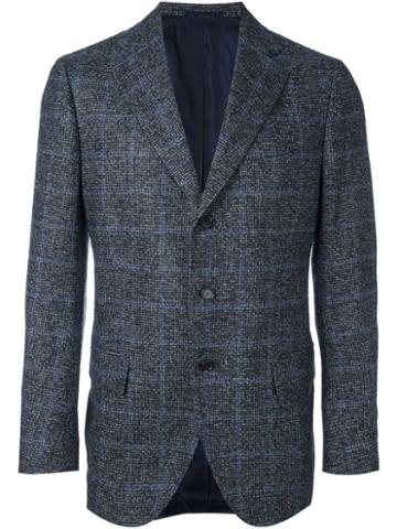 Cesare Attolini Windowpane Tweed Blazer