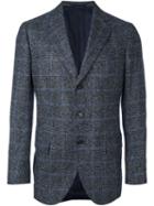 Cesare Attolini Windowpane Tweed Blazer