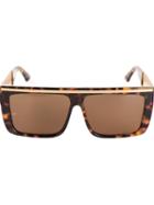 Vintage Frames 'love/hate' Sunglasses, Adult Unisex, Brown, Acetate