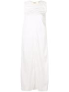 Lee Mathews Elsie Midi Dress - White