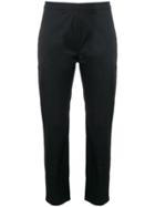 Twin-set Slim Cropped Trousers - Black