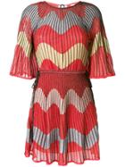 M Missoni Embroidered Flared Dress