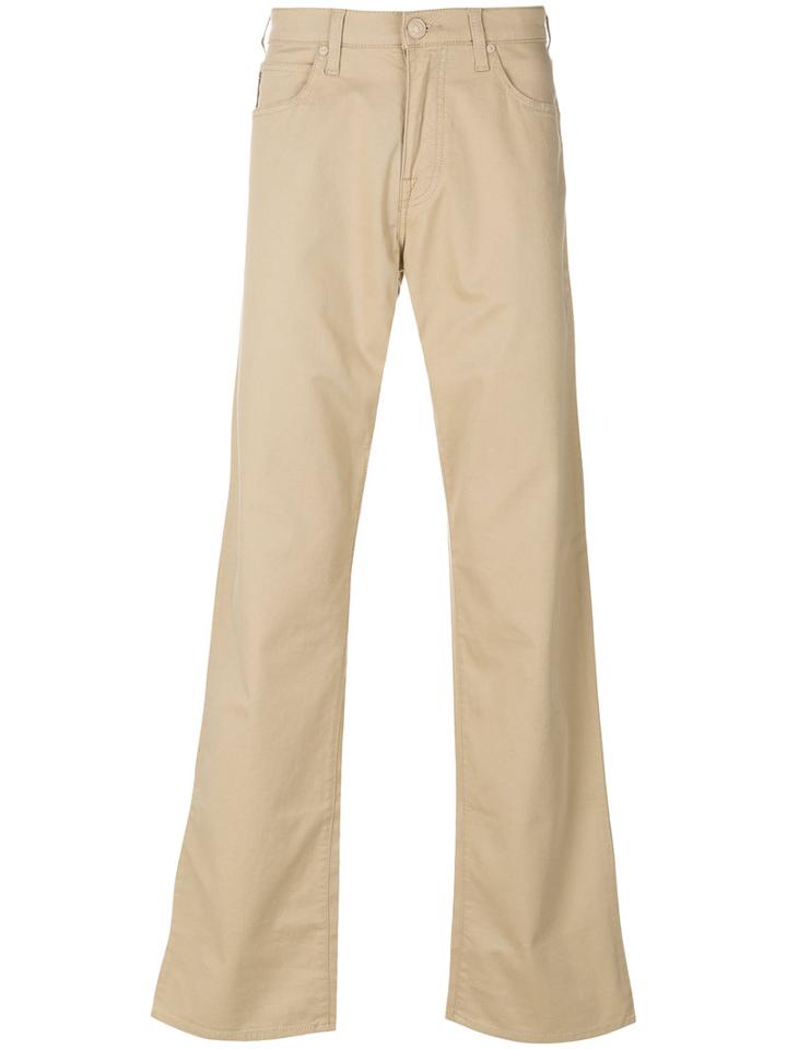 Armani Jeans - Bootcut Jeans - Men - Cotton/spandex/elastane - 32, Nude/neutrals, Cotton/spandex/elastane