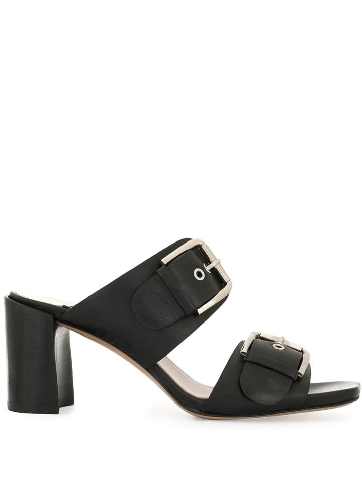 Premiata Block Heel Sandals - Black