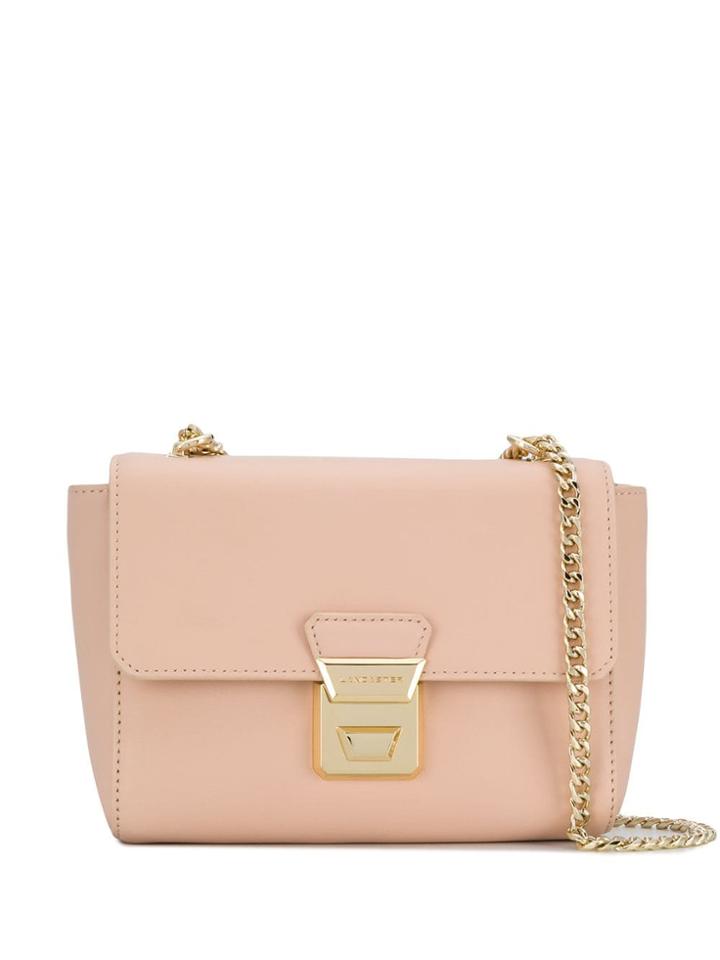 Lancaster Engraved Logo Shoulder Bag - Pink