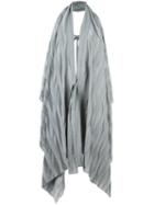 Masnada Tied Sleeveless Coat, Women's, Size: 44, Grey, Viscose