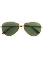 Saint Laurent - 'classic 11' Sunglasses - Women - Steel - One Size, Grey, Steel