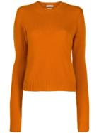 Bottega Veneta Fine Knit Sweater - Orange