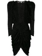 Isabel Marant Polka Dots Mini Dress - Black