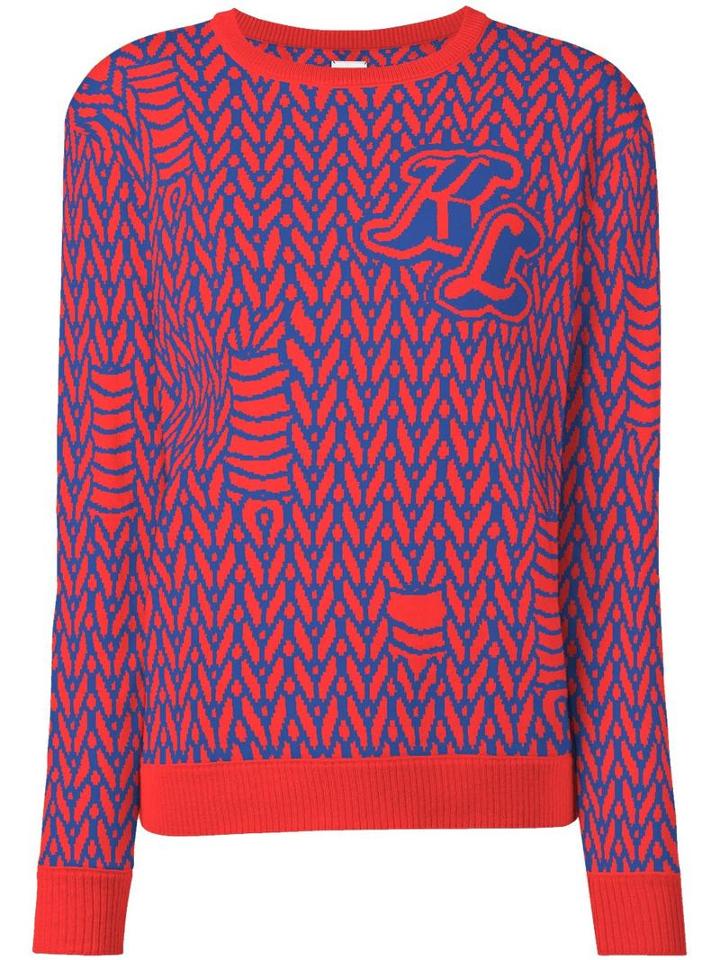 Opening Ceremony Umd X Opening Ceremony Crew Jumper, Women's, Size: Medium, Red, Merino