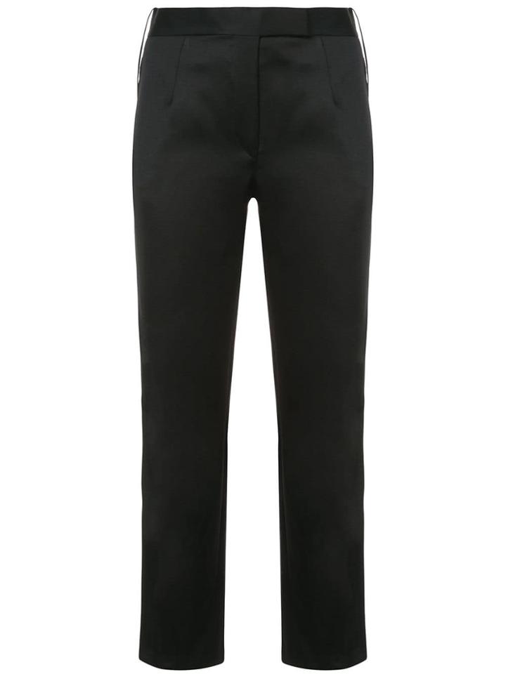 Marchesa Cropped Tailored Trousers - Black