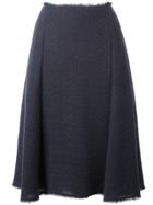 Nina Ricci A-line Midi Skirt - Grey