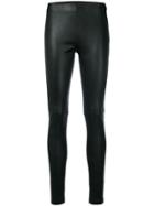 Manokhi Skinny-fit Biker Leggings - Black