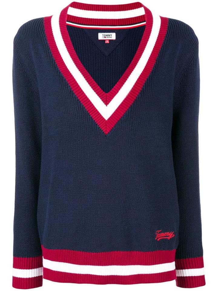 Tommy Jeans Knitted Sweater - Blue