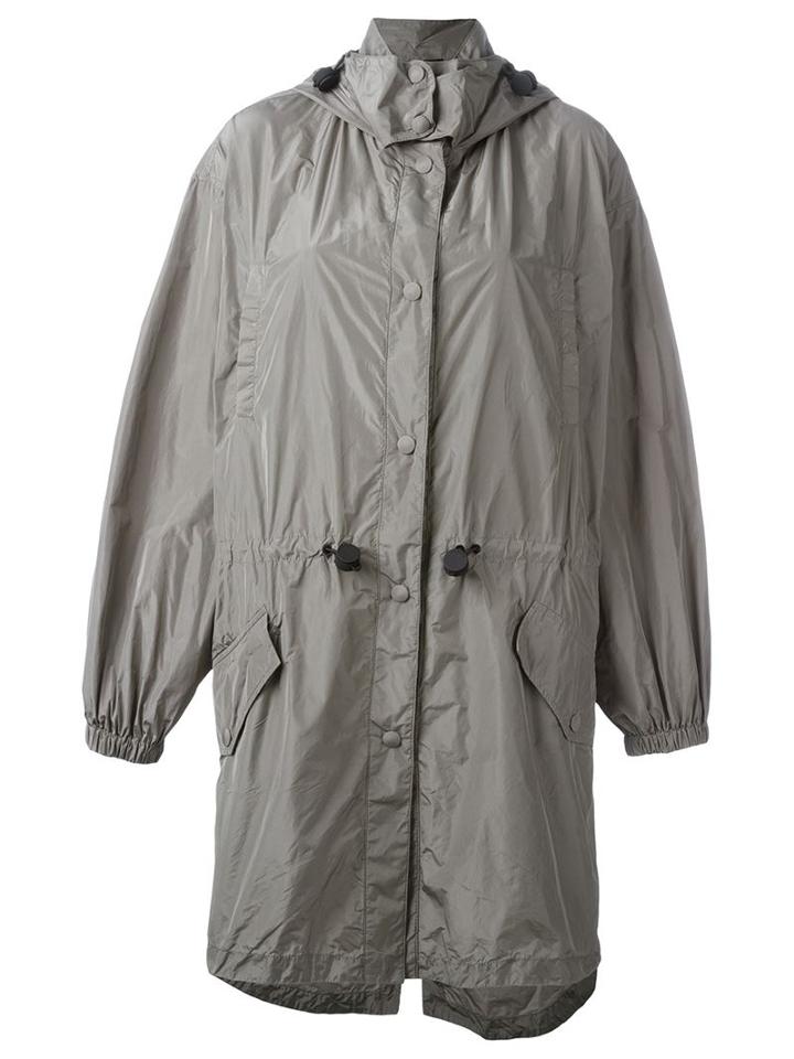 Joseph Oversized Raincoat, Women's, Size: 36, Grey, Polyester