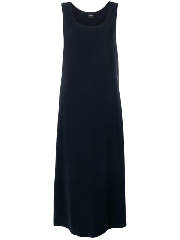 Aspesi Sleeveless Long Dress - Blue