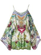 Camilla Exotic Print Playsuit, Size: Small, Silk