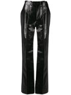 Kwaidan Editions High-rise Wide Leg Trousers - Black