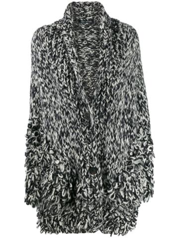 Iris Von Arnim Looped Knit Cardigan - Black