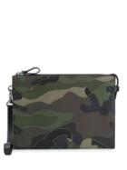 Valentino Valentino Garavani Camouflage Clutch - Green