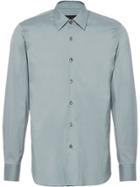 Prada Slim-fit Stretch Shirt - Grey
