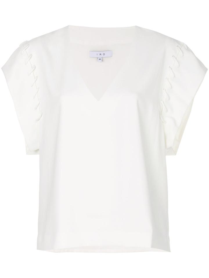 Iro V-neck Jumper - White