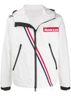 Moncler Logo Patch Sports Jacket - White