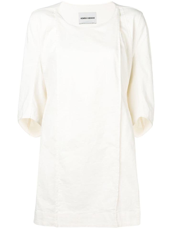 Henrik Vibskov Headwind Flared Dress - White