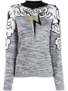 Alberta Ferretti Storm Clouds Jumper - Grey