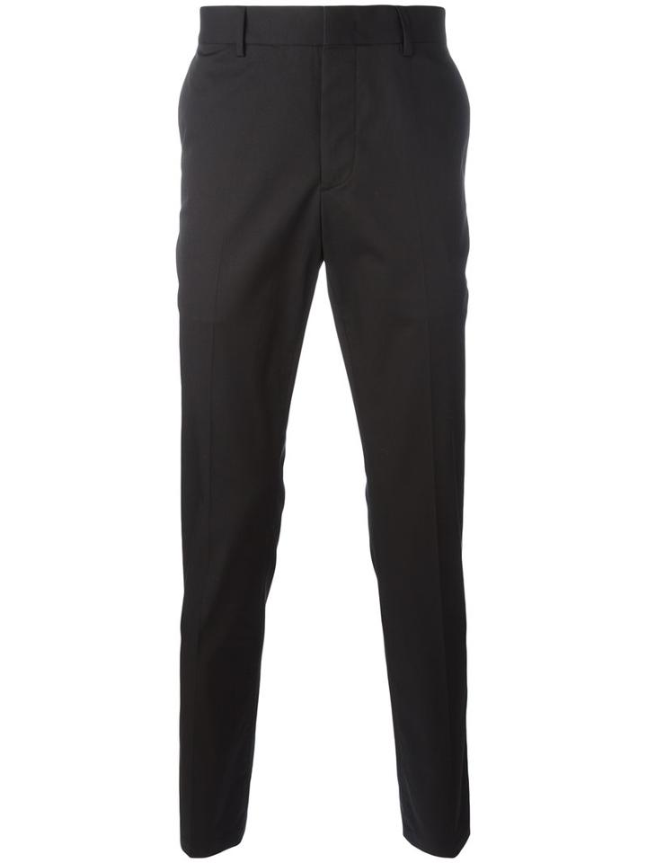 Lanvin Ribbon Trim Blazer, Men's, Size: 46, Black, Cotton