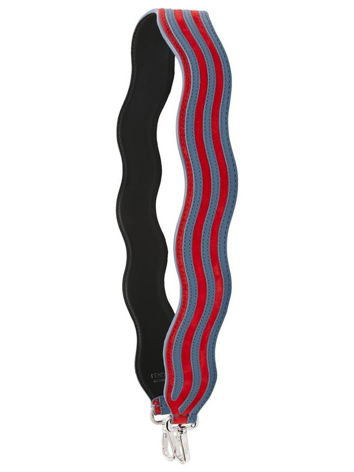 Fendi Strap You Waves, Women's, Red, Calf Leather