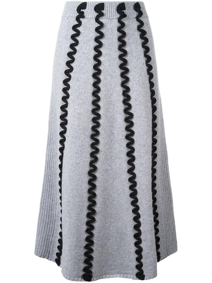 Kenzo Zig-zag Knit Skirt