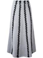 Kenzo Zig-zag Knit Skirt