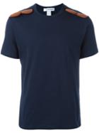 Comme Des Garçons Shirt Scalloped Panel T-shirt, Men's, Size: Medium, Blue, Cotton/polyester
