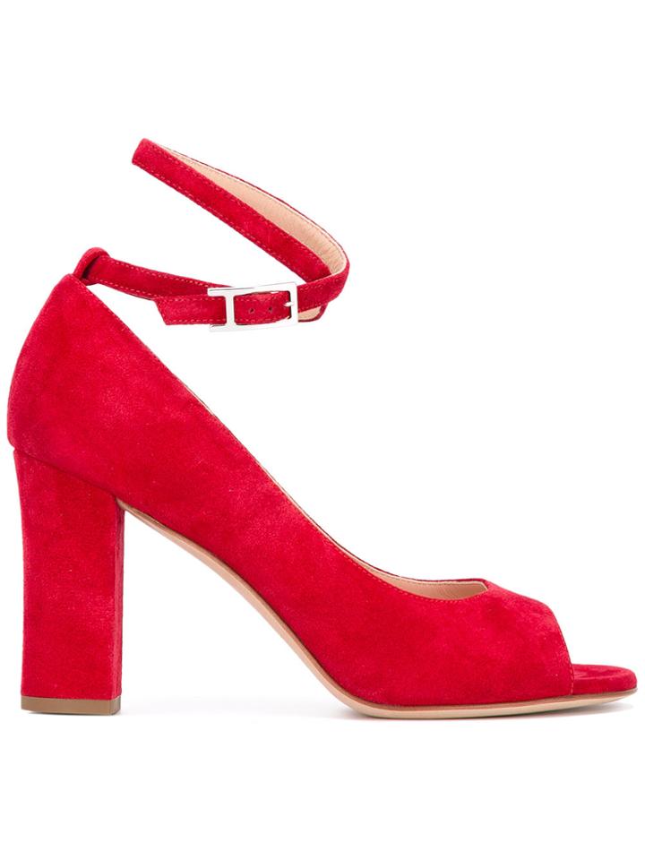 Unützer Peep Toe Pumps - Red