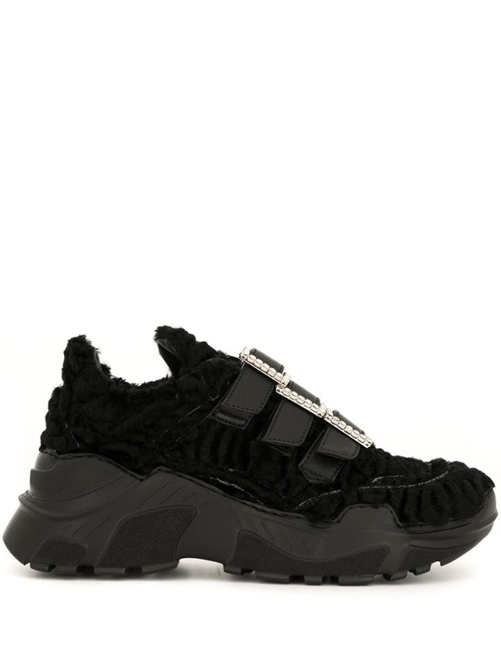 Giambattista Valli Triple-buckle Trainers - Black
