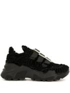 Giambattista Valli Triple-buckle Trainers - Black