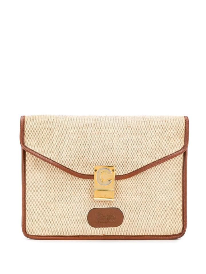Céline Pre-owned Foldover Clutch - Brown