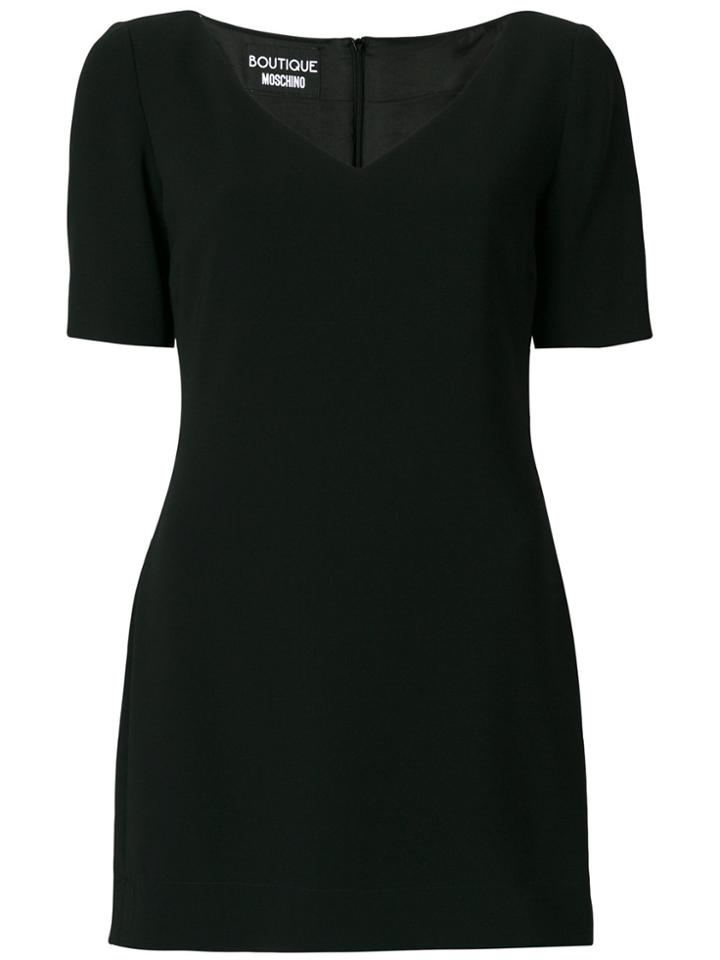 Boutique Moschino Panel Hem T-shirt Dress - Black