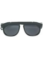 Fendi Eyewear Tinted Aviator Sunglasses - Black