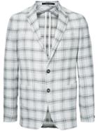 Tagliatore Two-button Blazer, Men's, Size: 48, Grey, Wool