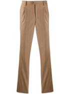 Brunello Cucinelli Pinstriped Trousers - Brown