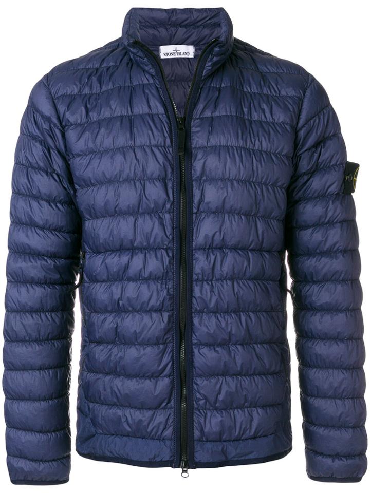 Stone Island Short Padded Jacket - Blue